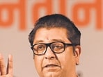 Navi Mumbai, India - Nov. 8, 2024:MNS Chief Raj Thackeray Party Candidate from Belapur & Airoli during an election campaign held at Sanpada in Navi Mumbai, India, on Friday, November 8, 2024. (Photo by Bachchan Kumar/ HT PHOTO) (HT PHOTO)