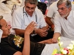 Congress leader Pawan Khera visited climate activist Sonam Wangchuk at Jantar Mantar on Friday in solidarity of his ongoing indefinite hunger strike to demand the resignation of Dharmendra Pradhan, current education minister over NEET paper leaks.