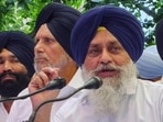 Sukhbir, on his part, said he will cooperate with the SIT while alleging that the case was being used for political purposes rather than justice. (HT)