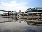 The Shimla Airport currently operates two daily arrivals and departures to Delhi and Dharamshala. (File)