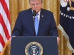 President Donald Trump speaks about election security during an address to the nation at the White House, July 16, 2026.     SAUL LOEB/Pool via REUTERS