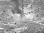 The US launched a sixth night of strikes on Iran, with Tehran saying attacks on bridges killed several people(US central Command\Handout\Reuters)