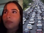 A woman described Noida’s daily traffic jams and said the congestion had ruined commuters’ peace of mind.