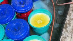 Chemicals capable of producing 15L ltrs of toxic liquor seized in factory raid Chemicals capable of producing 15L ltrs of toxic liquor seized in factory raid