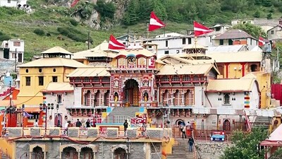 The arrest comes days after the suspended BKTC employee was detained, as police suspect them of conspiracy in the case of stealing donations from the Badrinath temple. (ANI Video Grab)