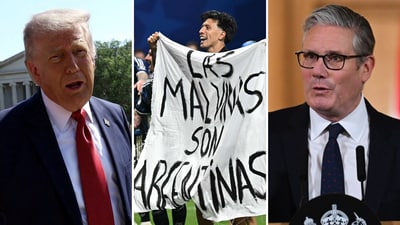White House defended the Argentine national team's right to free speech after they displayed a banner carrying political message. White House defended the Argentine national team's right to free speech after they displayed a banner carrying political message.