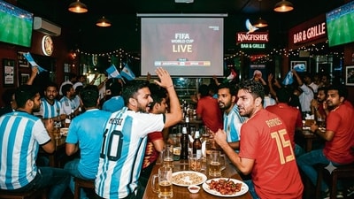 Argentina and Spain will meet at FIFA finals at the New York New Jersey Stadium in East Rutherford, New Jersey. on Monday (Sunday night) from 12:30 am IST (Photo: gemini (ai generated for representational purpose only)) Argentina and Spain will meet at FIFA finals at the New York New Jersey Stadium in East Rutherford, New Jersey. on Monday (Sunday night) from 12:30 am IST (Photo: gemini (ai generated for representational purpose only))