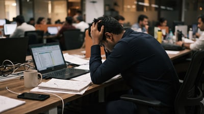 An employee sought advice after his company delayed his release despite a completed handover. (Representational image/Gemini AI generated)