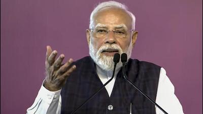 Prime Minister Narendra Modi speaking during the launch of various development projects in Chandigarh on Friday. (PTI Photo) Prime Minister Narendra Modi speaking during the launch of various development projects in Chandigarh on Friday. (PTI Photo)