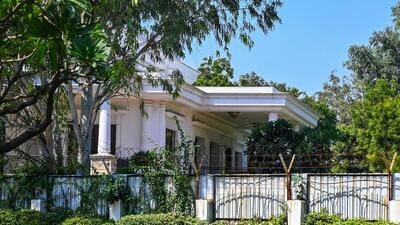 The 6, Flagstaff Road bungalow in Civil Lines, Delhi. (Vipin Kumar/ HT Photo)