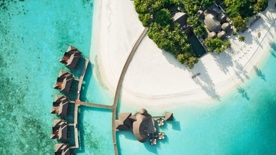 An aerial view of the Sun Siyam Iru Fushi resort. (Sun Siyam Iru Fushi) An aerial view of the Sun Siyam Iru Fushi resort. (Sun Siyam Iru Fushi)