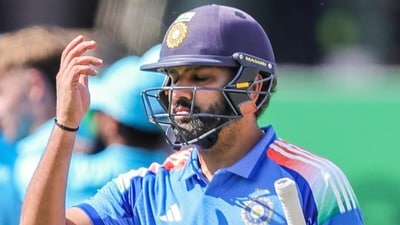 Scores of 11 and 26 in the first two England ODIs didn't help Rohit Sharma either (ANI)