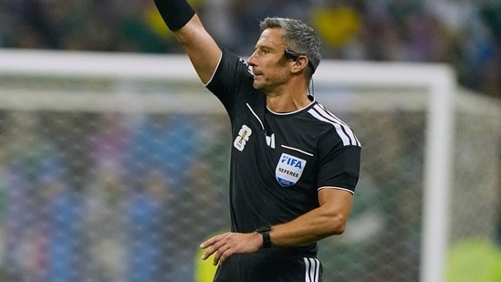 Referee Slavko Vincic was taken into custody during the raid, but was not charged with any offence.