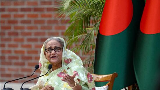 FILE PHOTO: Sheikh Hasina has been in India in self-exile since she fled Bangladesh after the collapse of her government in the face of student-led protests in August 2024 (REUTERS)
