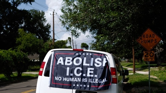 The shooting in Biddeford, Maine, has raised questions about Brouillette's service history, law enforcement career and the Department of Homeland Security's vetting process as the Trump administration expands immigration enforcement. (Photo by Mark Felix / AFP)