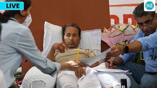 [Hindustan Times]Sonam Wangchuk hunger strike LIVE: Wangchuk vows to 'come back as ghost' if march to Parliament fails