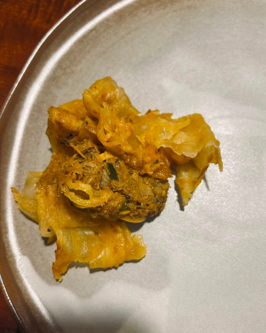 Tender jackfruit kizhi was served alongside a golden Malabar parotta — unwrapped tableside to release aromas that feel like Kerala. (Pic: Sanya Panwar) Tender jackfruit kizhi was served alongside a golden Malabar parotta — unwrapped tableside to release aromas that feel like Kerala. (Pic: Sanya Panwar)