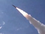 US-Iran news LIVE:  File photo of Iranian missiles being launched from an undisclosed location towards US targets in Bahrain and Kuwait. 