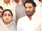 Mumbai, India – March 05, 2026: NCP Rajya Sabha candidate Parth Pawar at Vidhan Bhavan to file his Nomination, in the presence of Deputy Chief Minister of Maharashtra Sunetra Pawar and other Party Leaders, in Mumbai, India, on Thursday, March 05, 2026. (Photo by Bhushan Koyande/ Hindustan Times)