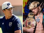 Tom Brady gave an open-handed slap to Logan Paul at Fanatics Fest.