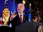  FIFA President Gianni Infantino attends a FIFA reception at Trump Tower in New York City, U.S.