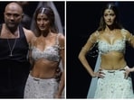 Ananya Panday walks the ramp for designer Gaurav Gupta. 