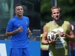 Kylian Mbappe for France and Harry Kane for England.
