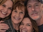 Nancy Guthrie with her children, Savannah, Annie, and Camron.