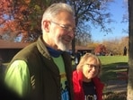 Patty and Jerry Wetterling at the Running HOME for Jacob event, that is organized to raise awareness for missing and exploited children and promote child maltreatment prevention.