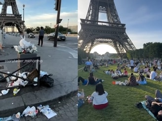 A woman revealed the less glamorous side of Paris after her disappointing Eiffel Tower visit went viral.