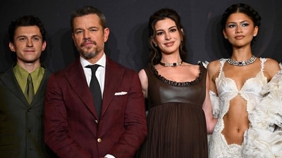 (From L) British actor Tom Holland, US actor, screenwriter and producer Matt Damon, US actress Anne Hathaway and US actress and singer Zendaya pose during a photocall ahead of the premiere of the film 'The Odyssey' at the Grand Rex in Paris on July 8, 2026. (AFP) (From L) British actor Tom Holland, US actor, screenwriter and producer Matt Damon, US actress Anne Hathaway and US actress and singer Zendaya pose during a photocall ahead of the premiere of the film 'The Odyssey' at the Grand Rex in Paris on July 8, 2026. (AFP)