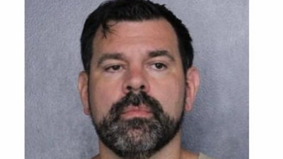 Florida Panthers suspended Teddy Richards after his Broward County arrest, with the team waiting for the investigation before making further decisions. (Broward Main Jail) Florida Panthers suspended Teddy Richards after his Broward County arrest, with the team waiting for the investigation before making further decisions. (Broward Main Jail)