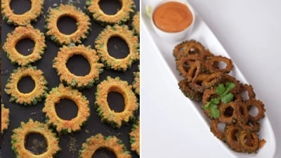 Chef Kunal Kapur turns karela into crispy chips. (@chefkunal/Instagram) Chef Kunal Kapur turns karela into crispy chips. (@chefkunal/Instagram)
