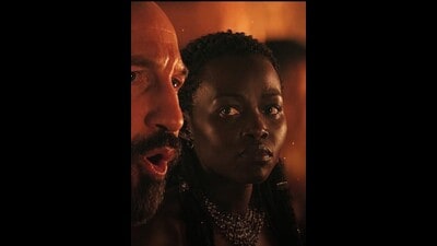 Lupita Nyong’o doesn’t falter as Helen of Troy. But Nolan’s version is a fear-struck woman, a sort of apologetic alter-ego of Homer’s heroine. Lupita Nyong’o doesn’t falter as Helen of Troy. But Nolan’s version is a fear-struck woman, a sort of apologetic alter-ego of Homer’s heroine.
