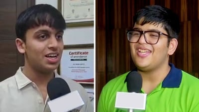 Aryan Gupta and Panchul Bansal together topped the NEET-UG 2026 retest with 715 out of 720. (ANI)