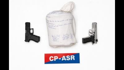 Police said Sandhu, Saroj and Chamkaur are repeat offenders with cases under the Narcotic Drugs and Psychotropic Substances (NDPS) Act and the Arms Act registered against them. (HT) Police said Sandhu, Saroj and Chamkaur are repeat offenders with cases under the Narcotic Drugs and Psychotropic Substances (NDPS) Act and the Arms Act registered against them. (HT)