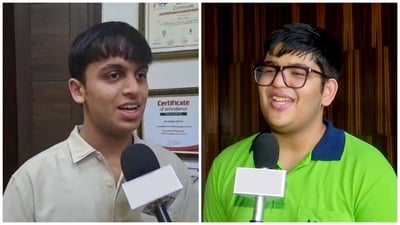 Aryan Gupta and Panshul Bansal jointly topped the NEET-UG 2026 re-examination with 715 out of 720. (ANI) Aryan Gupta and Panshul Bansal jointly topped the NEET-UG 2026 re-examination with 715 out of 720. (ANI)