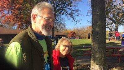 Patty and Jerry Wetterling at the Running HOME for Jacob event, that is organized to raise awareness for missing and exploited children and promote child maltreatment prevention. (X/@CarolineLowe) Patty and Jerry Wetterling at the Running HOME for Jacob event, that is organized to raise awareness for missing and exploited children and promote child maltreatment prevention. (X/@CarolineLowe)