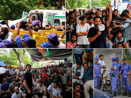 Sonam Wangchuk remains under close medical observation at Safdarjung Hospital as doctors urge his family to allow treatment. (PTI, ANI photos)