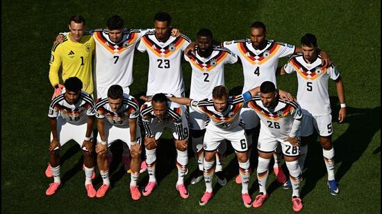 Germany at the World Cup at the Boston Stadium in Foxborough on June 29, 2026. (AFP)