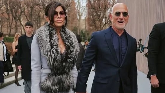Lauren Sánchez and Jeff Bezos