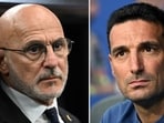 Luis de la Fuente in Arlington and Lionel Scaloni in Miami Gardens.