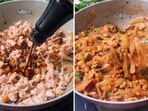 Aathira Sethumadhavan's Kung Pao chicken noodles recipe uses Shirataki noodles.