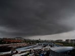 Mumbai, India - July 18, 2026: A view of the dramatic cloudy weather in Cityscape at Kurla in mumbai, India, on Saturday, July 18, 2026. (Photo by Satish Bate/ Hindustan Times) (Hindustan Times)