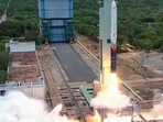 Vikram-1, India's first private orbital rocket launch, lifts off from the Satish Dhawan Space Centre, in Sriharikota, Andhra Pradesh