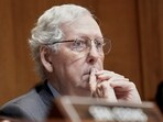 Senator Mitch McConnell's new photo has sparked conversations as he appears to be wearing the same shirt.