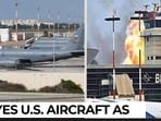 Why are U.S. military aircraft still parked at Israel's Ben Gurion Airport despite plans to relocate them?