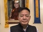 The protest was held to honour Lobga Rangzen, who set himself on fire outside the UN Headquarters in New York, and to condemn China’s ethnic unity and progress law. (HT File)