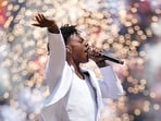 Influencer IShowSpeed performs before the World Cup final soccer match between Spain and Argentina in East Rutherford, N.J.