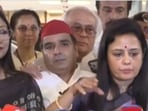 All Opposition parties staged a walkout from the All-Party meeting for a few minutes.